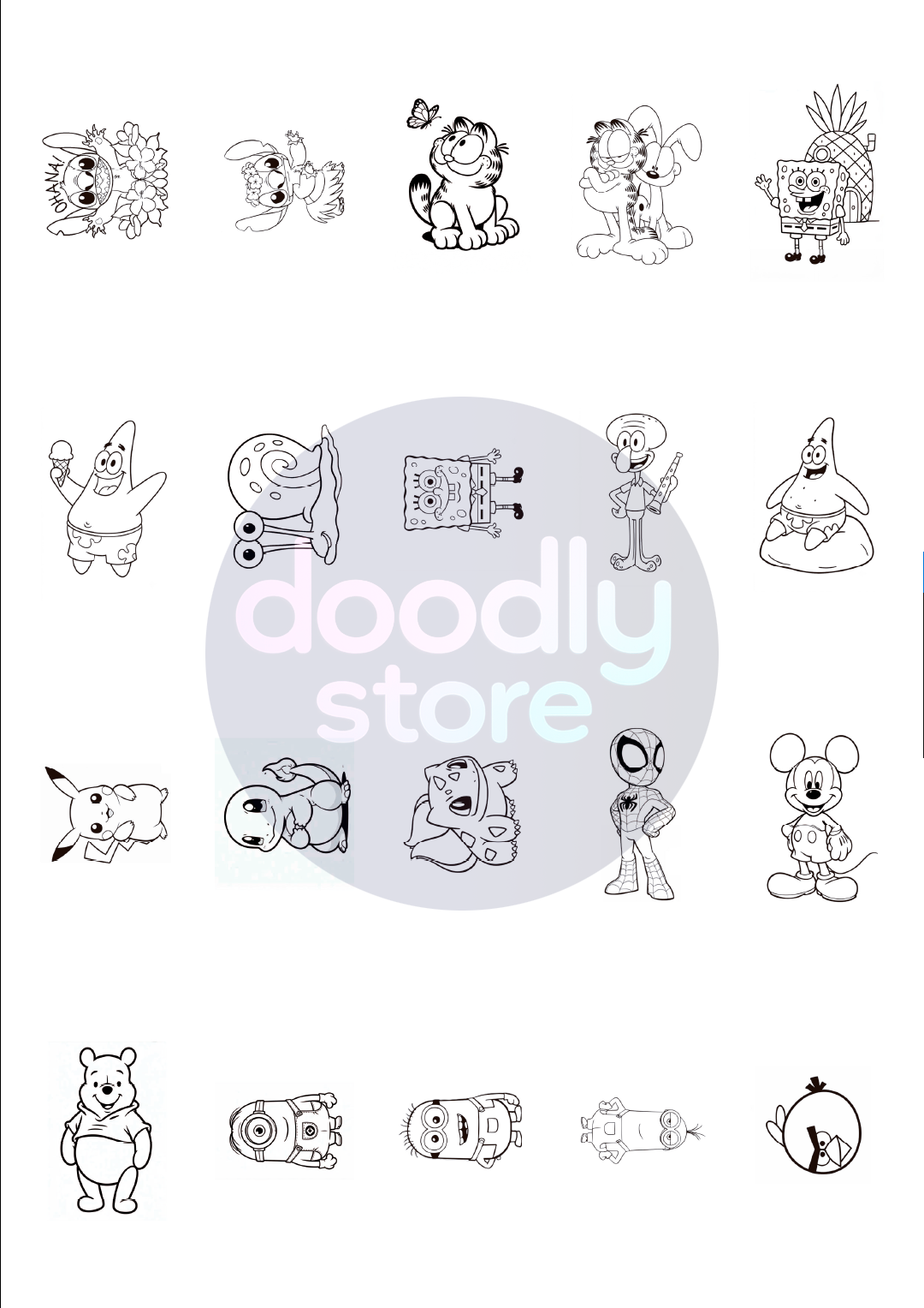 20 Plantillas dibujos para pizarra