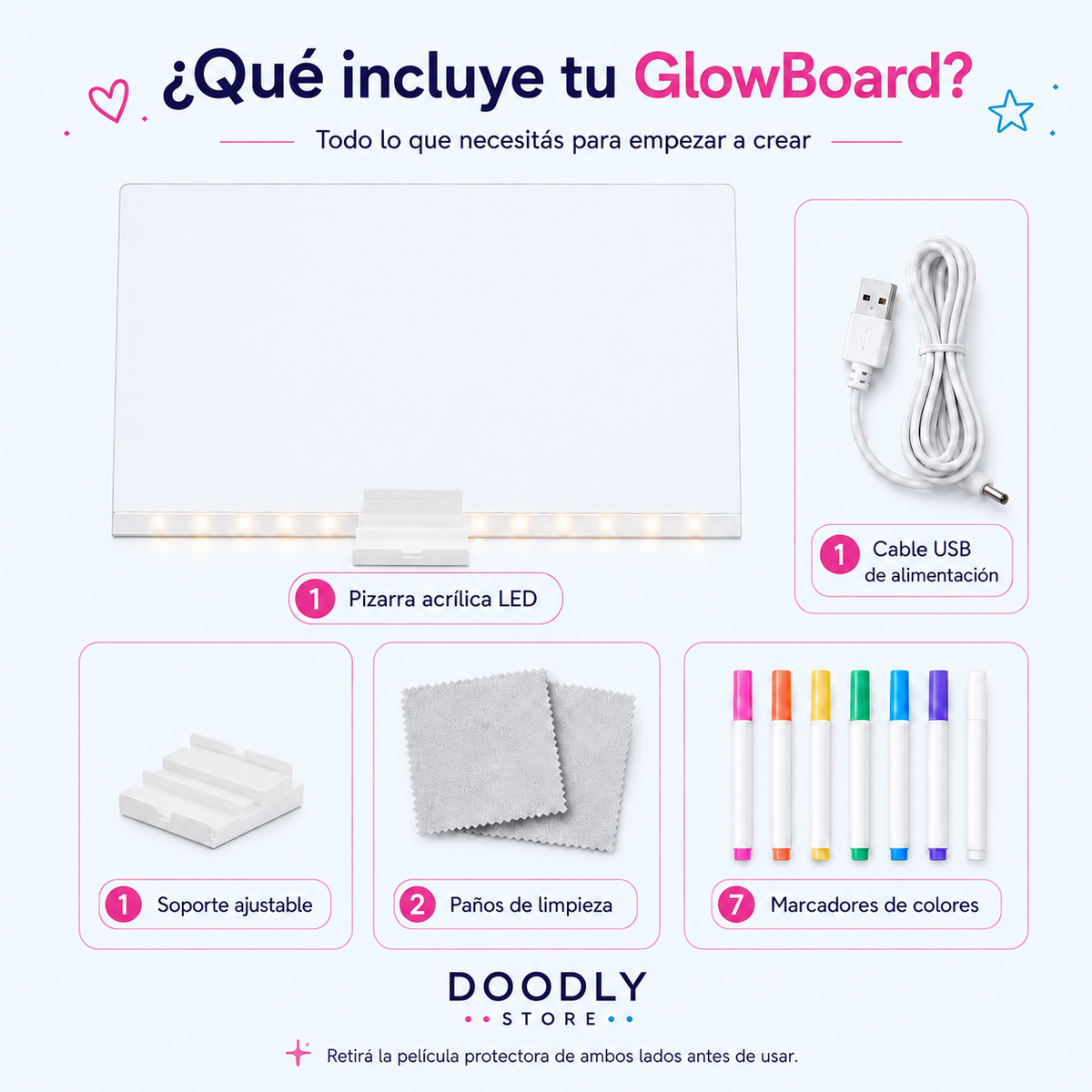 Pizarra mágica LED GlowBoard